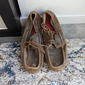 Twisted X Lace Up Driving Mocs